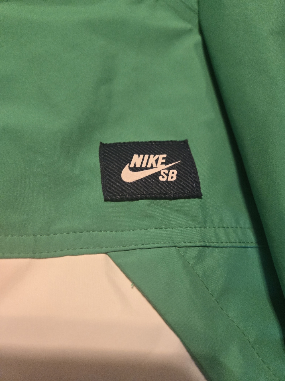 Nike SB Storm-Fit Jacket Men XL Green Colorblock Fleece Lined Hooded Windbreaker - Picture 3 of 7